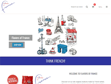 Tablet Screenshot of flavorsoffrance.com